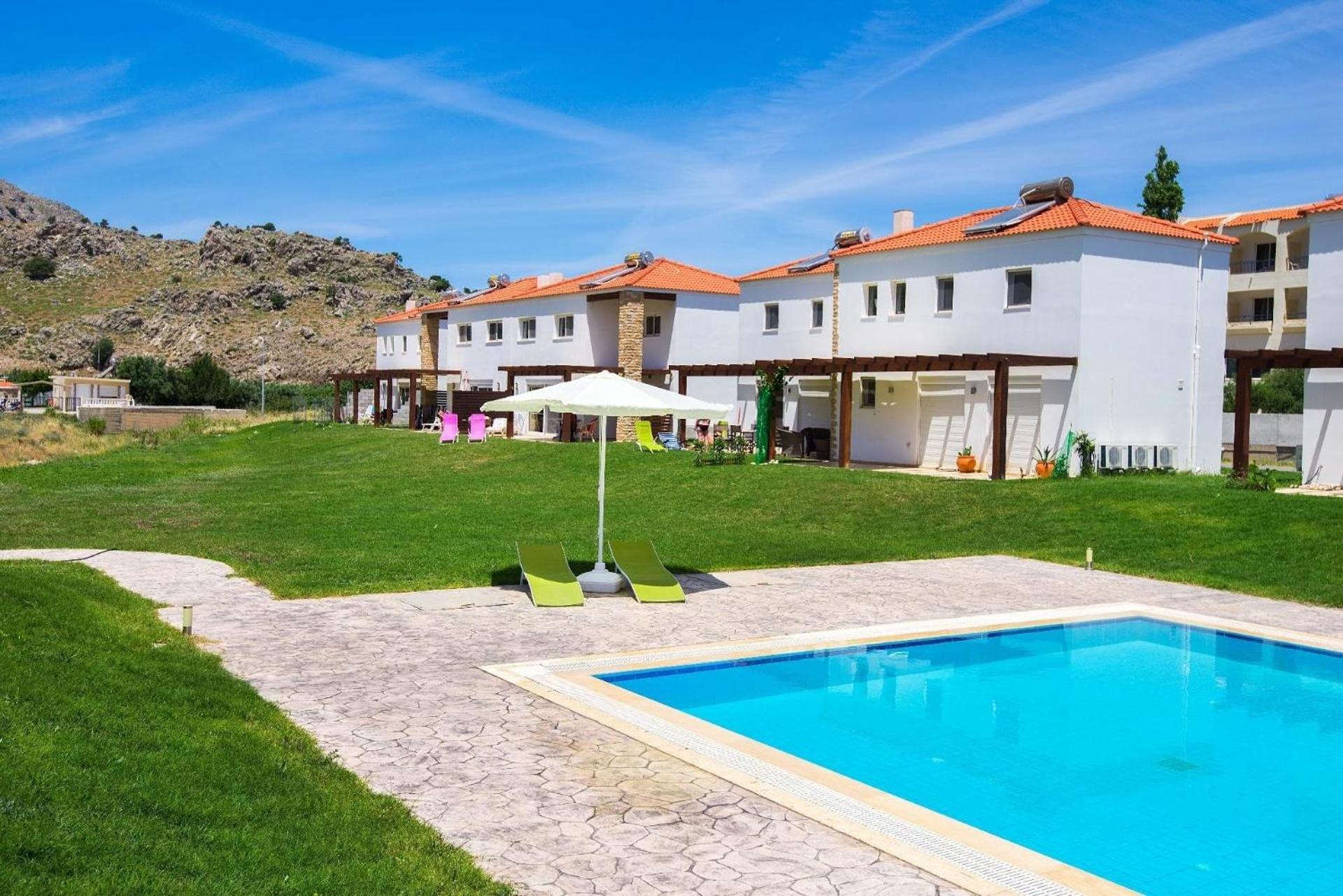 Haus In Kolympia Mit Garten Und Bergblick * Kolymbia